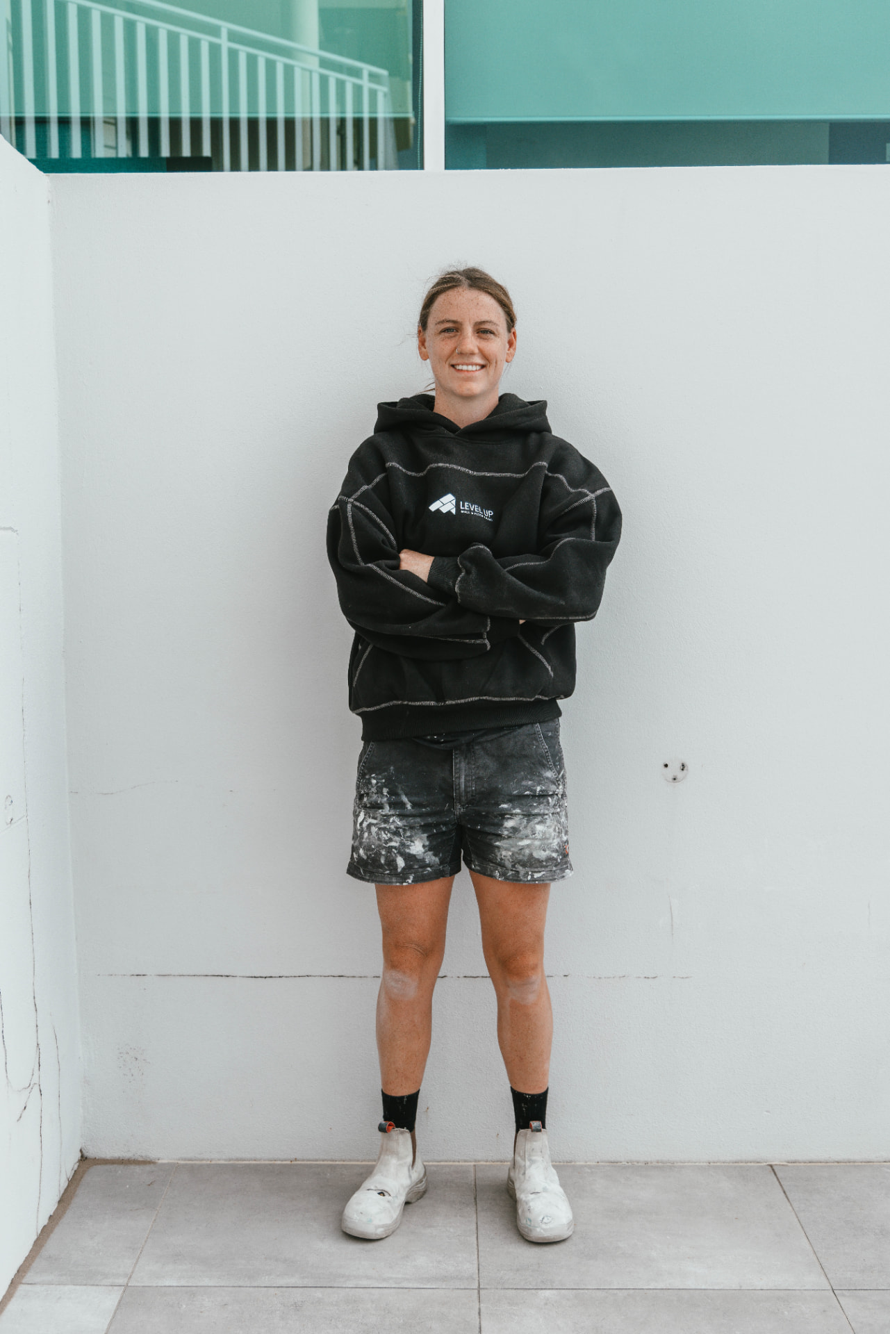 Sarah Rishworth, owner of Level Up Wall & Floor Tiling on the Gold Coast